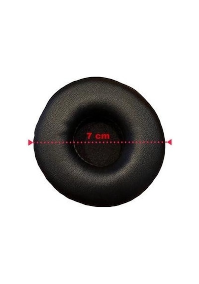7 Cm Kulaklık Yastığı 7 Cm Kulaklık Kılıfı 7 Cm Kulaklık Pedi Siyah