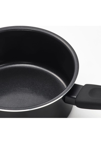 Ikea Hemlagad Tencere 1 L 17 Cm Siyah 1 Parça