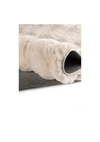 Aries Home Tavşan Tüyü Yumuşak Keçeleşmez Dekoratif Bubble İthal Kalite Post Halı Taş