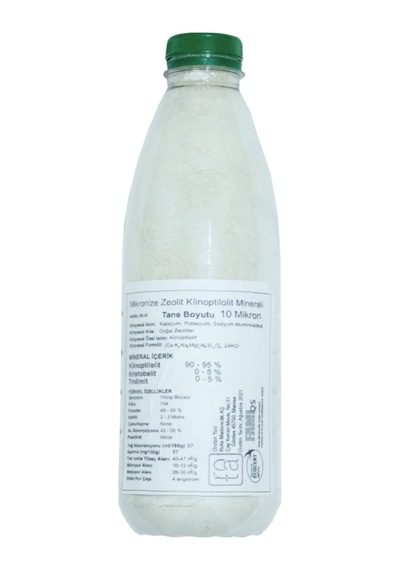 Zeolit Minerali 10 Mikron İnce Toz