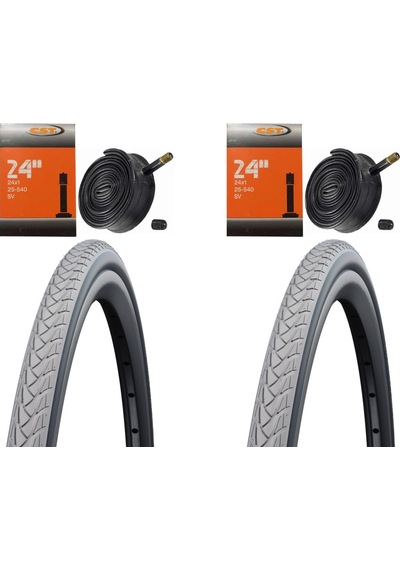 Schwalbe Marathon Plus 24x1.00 5mm Zırhlı Tekerlekli Sandalye Lastik Seti