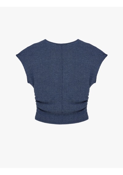 Koton Bürümcük Kumaş Slim Fit Kısa Kollu Bisiklet Yaka Drapeli Dokulu Tişört Lacivert 6sak50168ek Lacivert Koton Bürümcük Kumaş Slim Fit Kısa Kollu Bisiklet Yaka Drapeli Dokulu Tişört Lacivert 6sak50168ek Lacivert