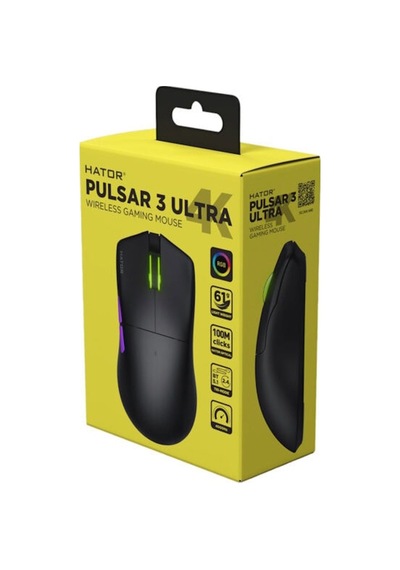 Pulsar 3 Ultra 8k+4k Hz Pixart Paw 3950 Sensör Kablosuz Simetrik Gaming Mouse Htm680 Diğer