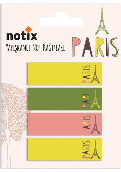 Paris Renkli Ayraç 25 Yaprak 4 15 50 2 Adet