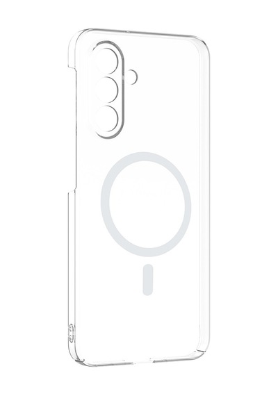 Vendas Samsung Uyumlu Galaxy A17 Kamera Korumalı M-safe Şarj Özellikli Şeffaf Zore London Sert Pc Kapak + Hayalet Ekran Koruyucu Şeffaf