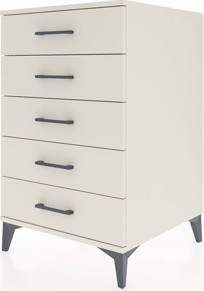 Kronos Komodin 5 Çekmeceli 60x59x96 Aytaşı-aytaşı Aytaşı