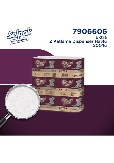 Professional Extra Z Katlı Dispenser Havlu,12 X 200 Yaprak