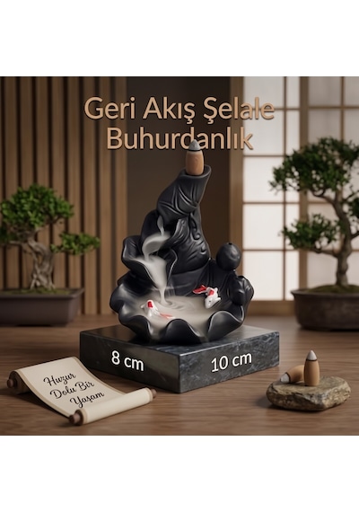 Bakgelal Koi Balığı Figürlü Geri Akış Şelale Tütsülük Seramik Dekoratif Buhurdanlık Ve Konik Tütsü Standı - 9053872240532 Lavanta - Anti-Stres - Beyaz Sabun - Amber - Çikolata - Pudra - Gül - Kahve Bakgelal Koi Balığı Figürlü Geri Akış Şelale Tütsülük Seramik Dekoratif Buhurdanlık Ve Konik Tütsü Standı - 9053872240532 Lavanta - Anti-Stres - Beyaz Sabun - Amber - Çikolata - Pudra - Gül - Kahve