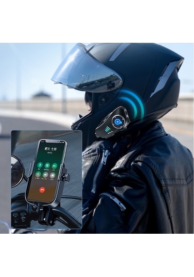 Q28-2x Intercom +32gb Sd Kartlı Bluetooth Motorsiklet Kask