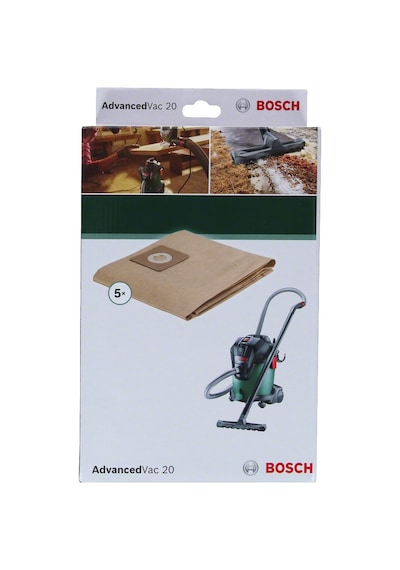 Bosch AdvancedVac 20 Toz Torbası (5 Adet) - 2609256F33