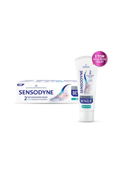 Sensodyne Klinik Beyazlık Güçlü Diş Minesi Diş Macunu 75ml