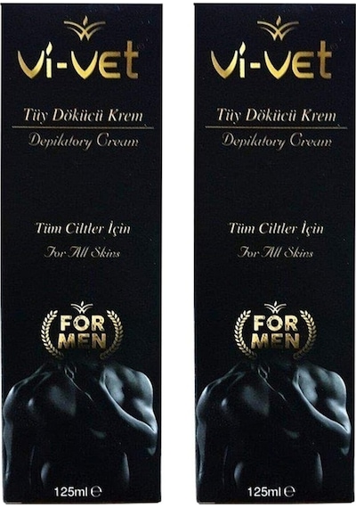 Vi-Vet For Men Erkek Tüy Dökücü Krem 125 ML x 2