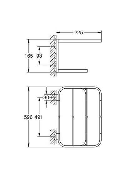 Grohe Selection Banyo Havluluğu - 41066000 Gümüş