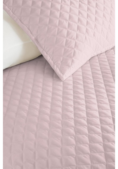 Pudra Minimal Genç Odası Tek Kişilik Pike Takımı - Modern Kapitone Bej 160x220 Cm Yatak Örtüsü Sabahçı Kuşluk Dokunuşu