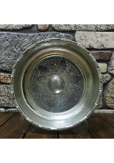 Kalaylı Bakır Hamam Tası 20 CM