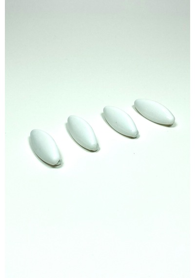 4 Adet Plastik Çengelli Eşarp Ve Şal İğnesi Beyaz 4 Cm 04