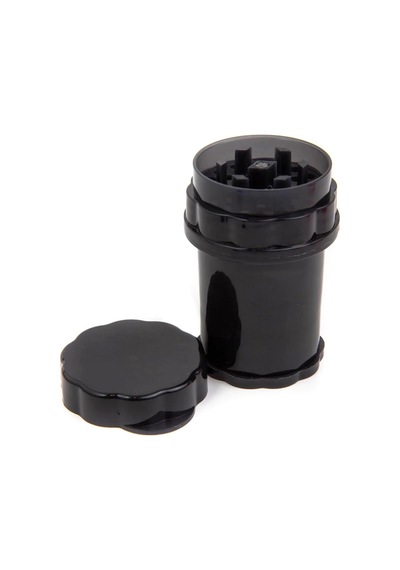 Grınder Parçalayıcı Plastik Baharat Öğütücü Herb Spice 4 Katmanlı 58mm-sıyah Çok Renkli