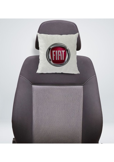 Bk Gift Fiat Tasarımlı Kare Araç Koltuk Yastığı-1