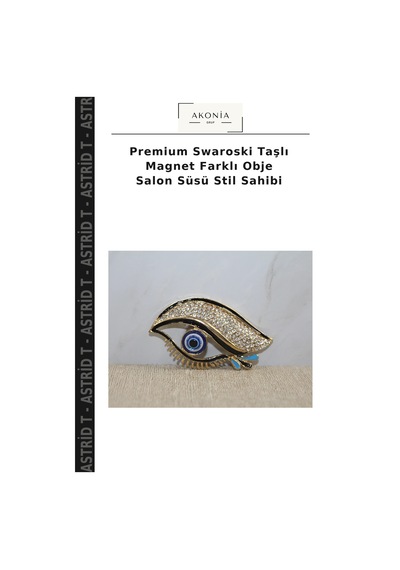 Premium Swaroski Taşlı Magnet Farklı Obje Salon Süsü Stil Sahibi