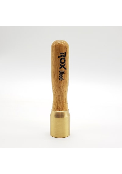 Rox Wood Oymacı Pirinç Başlı Tokmak Carving Mallet 280   Gr