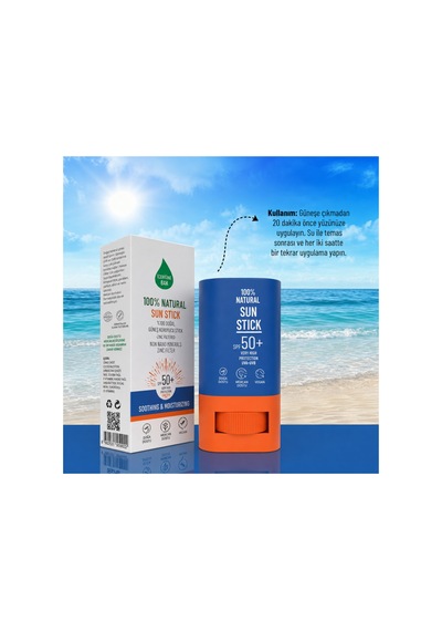 %100 Doğal Natural Sun Stick Spf50+ 15 Gr