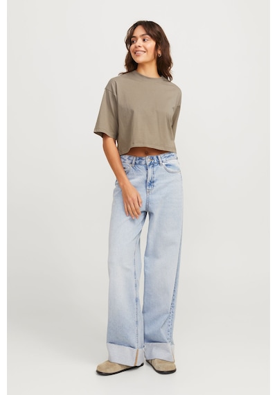 Jjxx Jxandrea Loose Sstee Jrs Bej Kadın Kısa Kol T-shirt Bej