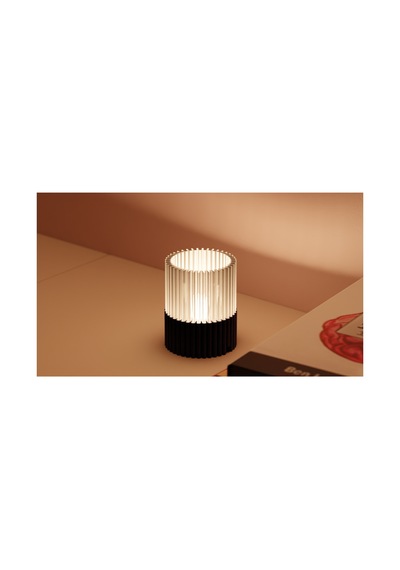 Modern Dalgalı Tasarım Dekoratif Led Gece Lambası - Usb Girişli Şık Masa Lambası