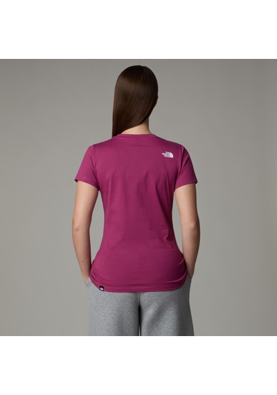 The North Face The Northfacew Ss Sd Slım Tee Kadın Tişört Nf0a87nh6eo1 Nf0a87nh6eo1 Viş Vişne