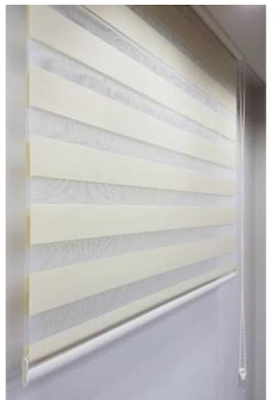 Gül&sem Perdecilik Zebra Perde Bambu Krem