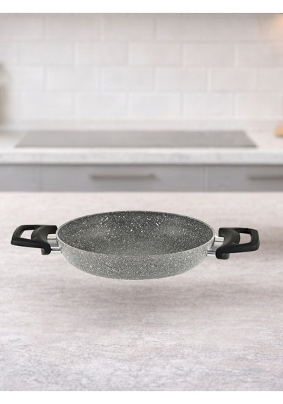 Diez 24 Cm Granit Ezme Sahan Gri Yanmaz Yapışmaz