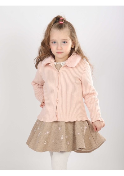 Xo Kids Kız Çocuk Elbise 1-5 Yaş 4727 Pembe