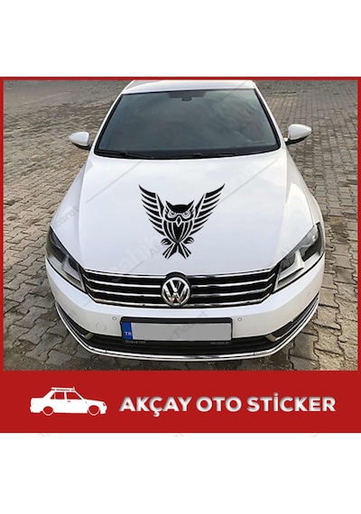 Baykuş Sticker Oto Sticker Baykuş Araba Sticker