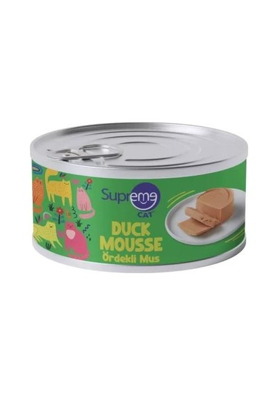 Supreme Cat Ördekli Mus Konserve Kedi Maması 85 G
