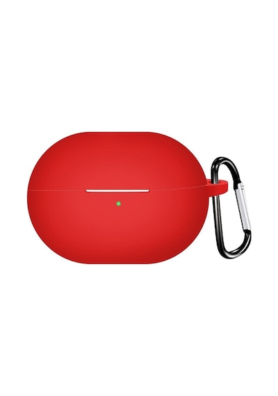 Microsonic Huawei Freebuds Pro 4 Kılıf Askılı Mat Silikon Kırmızı