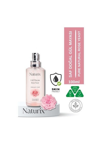 Naturix Gül Mayası Aydınlatıcı ve Gözenek Sıkılaştırıcı Tonik 100 ML