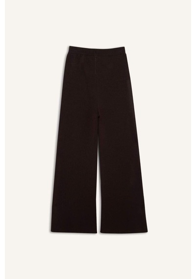 Defacto Wide Leg Triko Pantolon G7248ax25cwbn320 Kahve-bn320