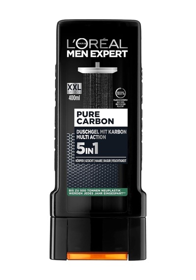 L'oréal Men Expert Pure Carbon 5'i 1 Arada Duş Jeli Ve Şampuan, 400 Ml Diğer