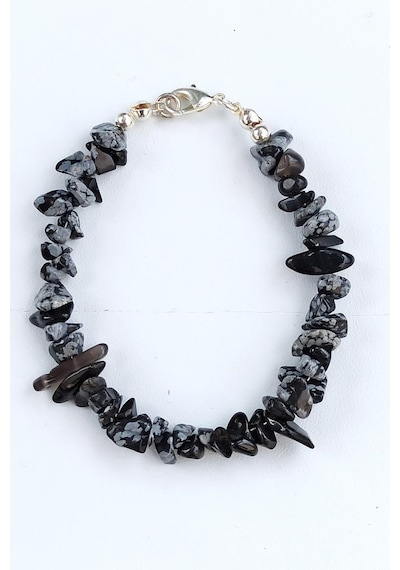 Kartanesi Obsidyen Bileklik Kırıktaş 649-3 Çok Renkli