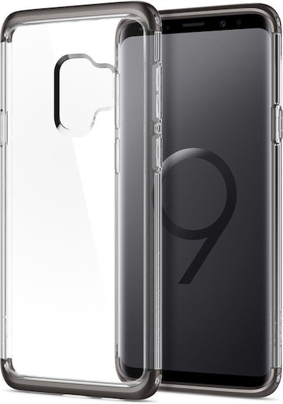 Spigen Galaxy Uyumlu S9 Kılıf Neo Hybrid Nc Crystal Gunmetal