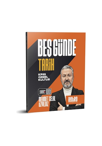 2026 Model Kpss Genel Kültür Beş Günde Tarih Kamp Kitabı Retro Yayınları