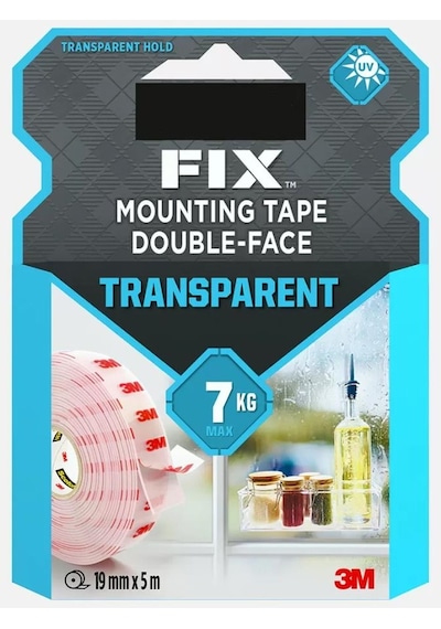 Şeffaf Montaj Bandı 19mm X 5m