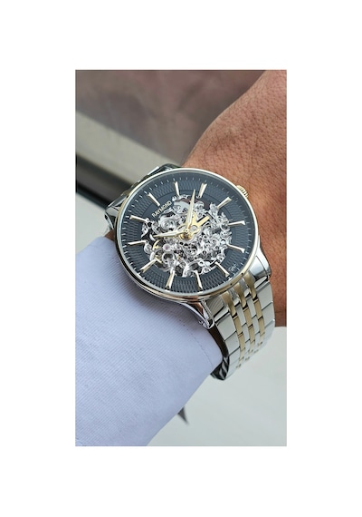 Skeleton G31275 - Özel Seri - Otomatik Erkek Kol Saati - İskelet Model - Ipgbk Gümüş