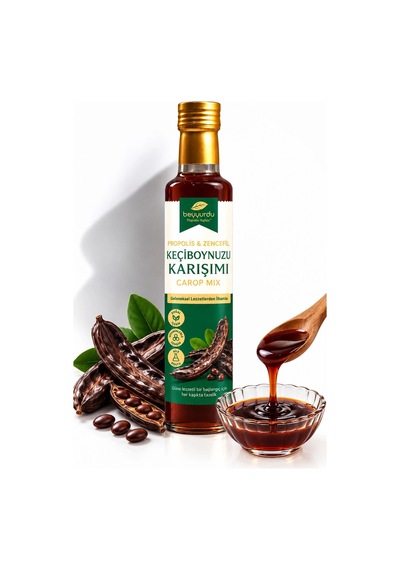 Beyyurdu Keçiboynuzu Karışımı Beyyurdu Enerji Günlük Destek Doğal Pekmez Karışımı 350 ML