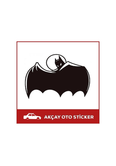 Batman Sticker Batman Oto Sticker Kara Şovalye Araba Sticker