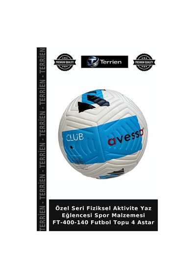 Özel Seri Fiziksel Aktivite Yaz Eğlencesi Spor Malzemesi Ft-400-140 Futbol Topu 4 Astar Çok Renkli