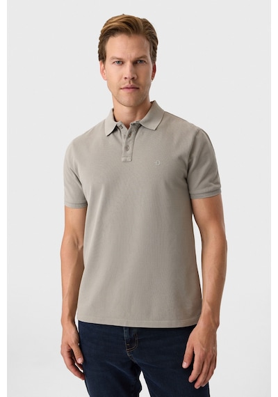 Back And Bond Regular Fit Adaçayı Polo Yaka Tişört