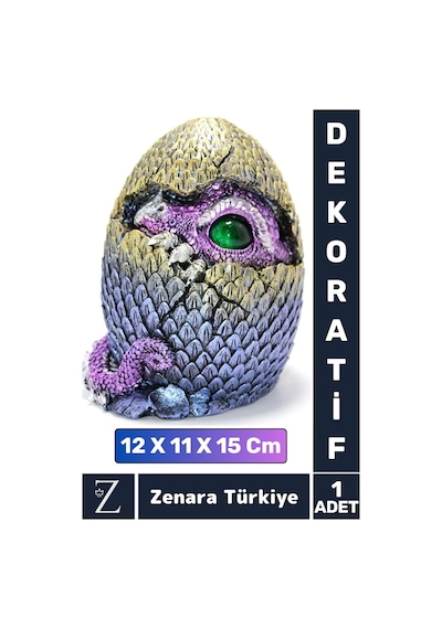 Premium Yüksek Kaliteli Çok Şık Dekoratif Hediyelik Özel Gün Biblo Koleksiyon Polyester Dragon Gözü
