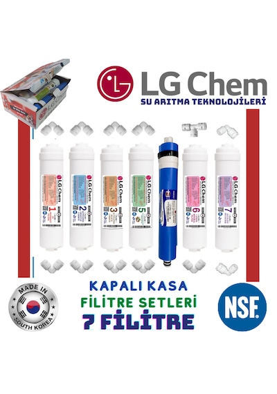 Lg Chem Gold Kırmızı Montaj Dahil 12 Lt 7 Fl 14 Aşama Su Arıtma