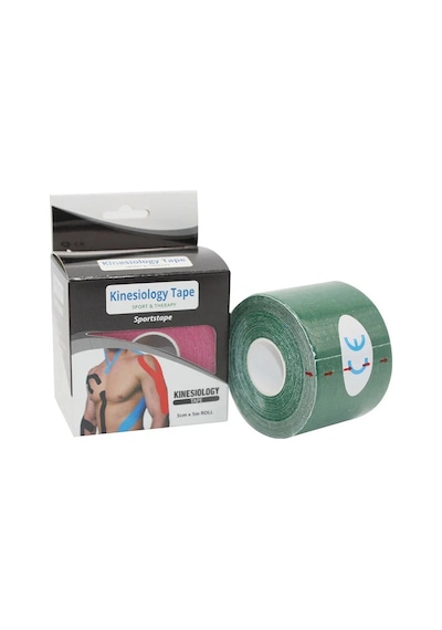 Kinesio Band Sporcu Bandı 5 CM x 5 M Yeşil