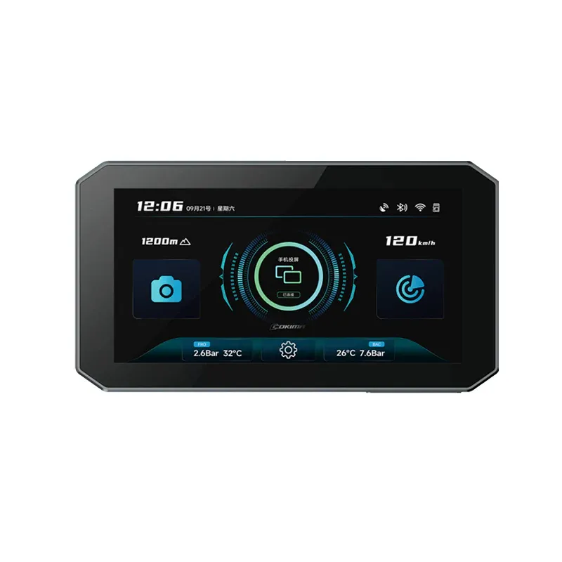 Cokima Ck3-qc Plus Motosiklet Carplay Android Auto Ön Arka Kamera Radar Lastik Basınç Diğer